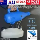 Handheld ULV Cold Fog Sanitizer Sanitizing Sprayer Disinfectant Fogger Gun 4.5L