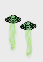 [Pastease] Tassel UFO Alien Glow In The Dark Pasties