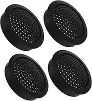 TINEASUR 4pcs Black Speaker Protector Covers Durable Mesh Grill Guard for Automotive Tweeter and Subwoofer Speakers Enhances Car Audio Aesthetics and Fit for Modification Parts