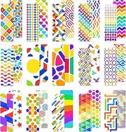 ZNHIS Bookmarks, 30pcs Paper Bookmarks, 2 * 6 inch Bookmarks for Kids Women Men Book Lovers, Bookmarks Bulk, Book Markers for Reading, Colorful Irregular Bookmarks