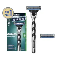 在飛比找PChome24h購物優惠-【Gillette 吉列 】Mach3 鋒速系列刮鬍刀 (1