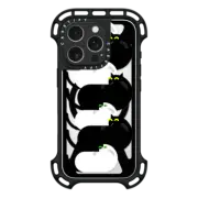 iPhone 16 Pro Ultra Bounce Case MagSafe Compatible Simple Cat - 11