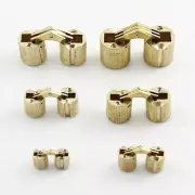 Brass Barrel Cabinet Hinge Small Box Case Hidden Concealed Invisible Hinges AU