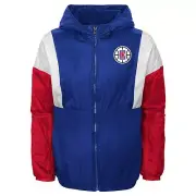 Outerstuff NBA Youth Boys Los Angeles Clippers Posting Up Colorblock Windbreake