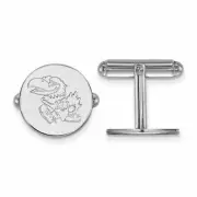 SS Univ of Kansas Jayhawk Left Cuff Link