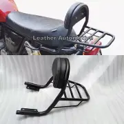 Fit For Royal Enfield Interceptor GT 650 Rear Luggage Rack Carrier & Back Rest