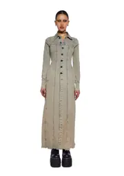 [Basic Pleasure Mode] Trinity Trench Maxi Dress
