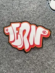 Lern GH Graffiti Sticker Mkue MQ Barry McGee Orange