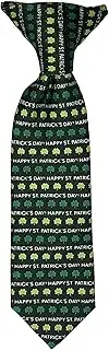 [Jacob Alexander] Baby Boys' Happy St. Patrick's Day Shamrocks 8 inch Clip-On Neck Tie