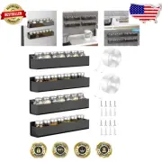 Nano Double Sided Adhesive Acrylic Spice Shelf - 4 Pack for Pantry Organization