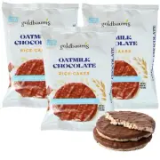 Goldbaums Oatmilk Chocolate Rice Cakes Healthy Gluten Free Snacks 3 Pk