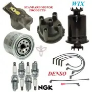 Tune Up Kit Filters Cap Wire Spark Plugs For MITSUBISHI VAN L4 2.4L 1987-1990 (for: Mitsubishi)