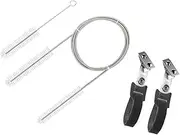 harayaa 2Pcs Cpap Tube Cleaning Brushes Flexible Easy to Use Machine Cleaner Accessory Professional Convenient Lightweight Portable, Style A