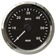 Kus Gauges - Speedo Gauge 85mm SS - NMEA 2000 - Black - SAW 42458