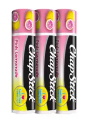 3 Pack CHAPSTICK PINK LEMONADE LIP BALM 0.15 OZ - LIMITED EDITION- BRAND NEW