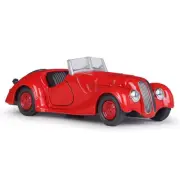 1:36 1939 BMW 328 Model Car Diecast Pull Back Toy Cars for Kids Gifts for Boys
