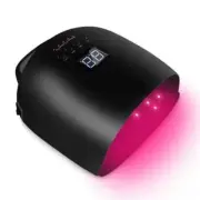 Rechargeable Nail Drying Lamp 86W Wireless Gel Polish Drying Machine Red Light