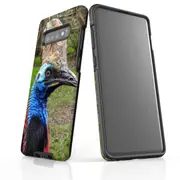 For Samsung Galaxy S10+ Plus Case Armour Cover, Cassowary
