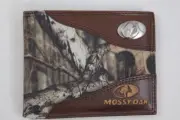 ZEP PRO DOLPHIN MAHI MAHI Mossy Oak Camo Bifold Wallet Tin GIFT Box