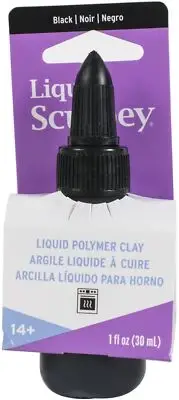 Liquid Sculpey 1oz-Black (Pack of 3)
