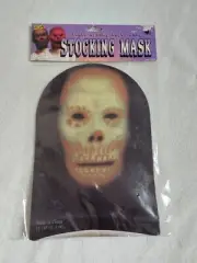 Vintage Halloween Stocking Mask Skeleton/Mummy/Ghoul