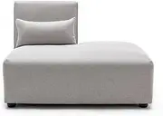 1pc Right Chaise Extension Modular Lounge Suite Sofa Fabric Sectional Ottoman Couch