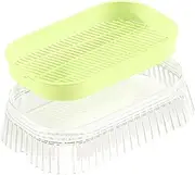 ＫＬＫＣＭＳ Planting Tray Grass Grower Box Micro Cultivation Box Multipurpose Grass Tray Germination Tray for Cat Supplies Garden Office, Green