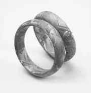 Muonionalusta Iron Meteorite Ring For Men And Women Jewelry Size: 10