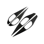 1 Set 4 Pcs Car Carbon Fiber Door Inner Handle Panel Decorative Sticker For Infiniti Q50