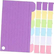 COMNESTBI Index Cards Bulk Pack with Dividers College Study Essentials Flash Cards Ring Binder for Notes