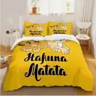Simba And Nala Better Together The Lion King Hakuna Matata 3D Quilt Bedding Set