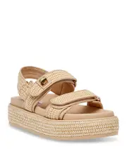 Steve Madden Women's BigMona Strappy Platform Sandals