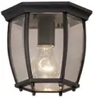 Portfolio Flushmount Ceiling Fixture #0338579 Matte Black Finish New Boxed