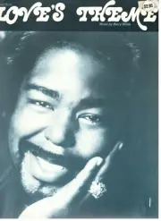 BARRY WHITE "LOVE'S THEME" SHEET MUSIC-PIANO SOLO WITH GUITAR CHORDS-1973-NEW!!