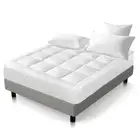 Giselle Bedding Luxury Pillowtop Mattress Topper Underlay Mat Cover KING SINGLE