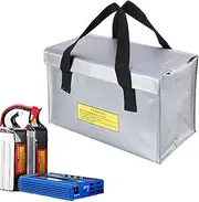 Yulokdwi Fireproof Battery Storage Container - Battery Storage Protector - Portable Safety Boxes for Transportation, Wear-Resistant Charging Bag