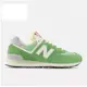 New Balance 574系列 男女休閒鞋-綠-U574RCC-D