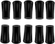 10PCS Wear Resisting Trekking Pole Tip Accessories Hiking Pole Rubber Feet Tips Replacement Fits Most Standard Walking Sticks Shock Absorbing(11mm Hole Diameter)