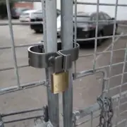 ABUS Gatesec Gate Lock / Hasp For Cyclone Fences-Free Postage -AB131