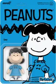 Super7 - Peanuts - ReAction Figures Wv7 - Lucy [New Toy] Action Figure, Collec