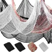 4 Pack 72x30 Inch Halloween Creepy Cloth Party Supplies for Haunted House Yard