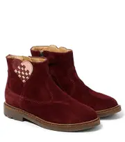 [Pom d'Api] Pom d'Api Patchwork suede Chelsea boots UK 10 burgundy