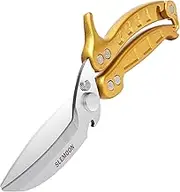 SLEMOON Kitchen Shears Heavy Duty Poultry Shears Meat Cutting Dishwasher Safe and Stainless Food Kitchen Scissors for Chicken Turkey Thanksgiving,Gold