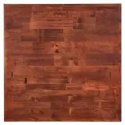 24'' Square Butcher Block style Restaurant Table Top in Mahogany Wood Finish