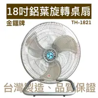 在飛比找蝦皮購物優惠-金鱷 TH-1821 18吋 工業扇 桌扇 電風扇 落地扇 