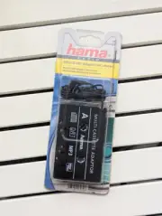 Hama Multi Cassette Adaptor CD Player via cassette play 3.5mm Plug New Sealed.