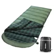 Flannel Sleeping Bag 0 Degree Cold Weather for Adults XXL Sleeping Bag 4