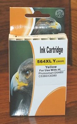 Generic 564XL Y (CB325) Yellow Ink Cartridge For HP PhotoSmart D5460/C5380/C6380