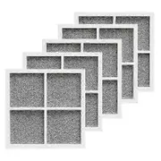 5-Pack Fresh Air Filter for LG Refrigerator LT120F - Replacement Parts gray white