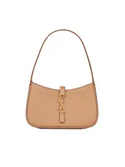 Saint Laurent Le 5 a 7 Mini Hobo Bag in Vegetable-Tanned Leather